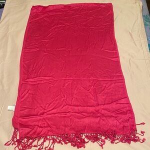 Charming Charlie Bold Pink Scarf